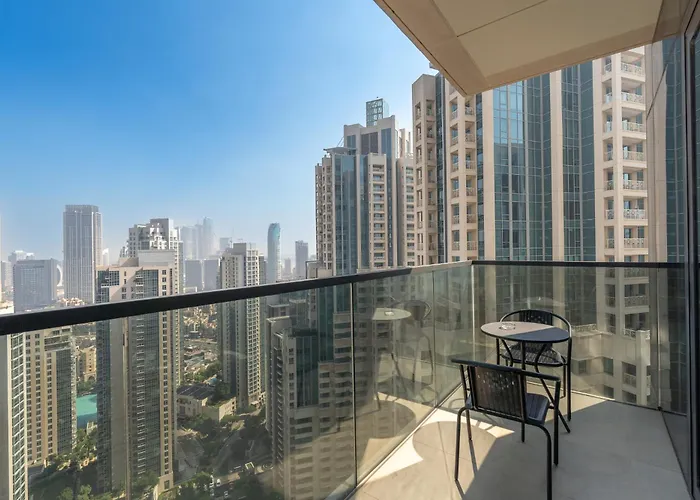 Elegant 2 Bedroom Apartment With Burj Khalifa Views On Sheikh Mohammed Bin Rashid Boulevard, A Short Walk From Dubai Opera