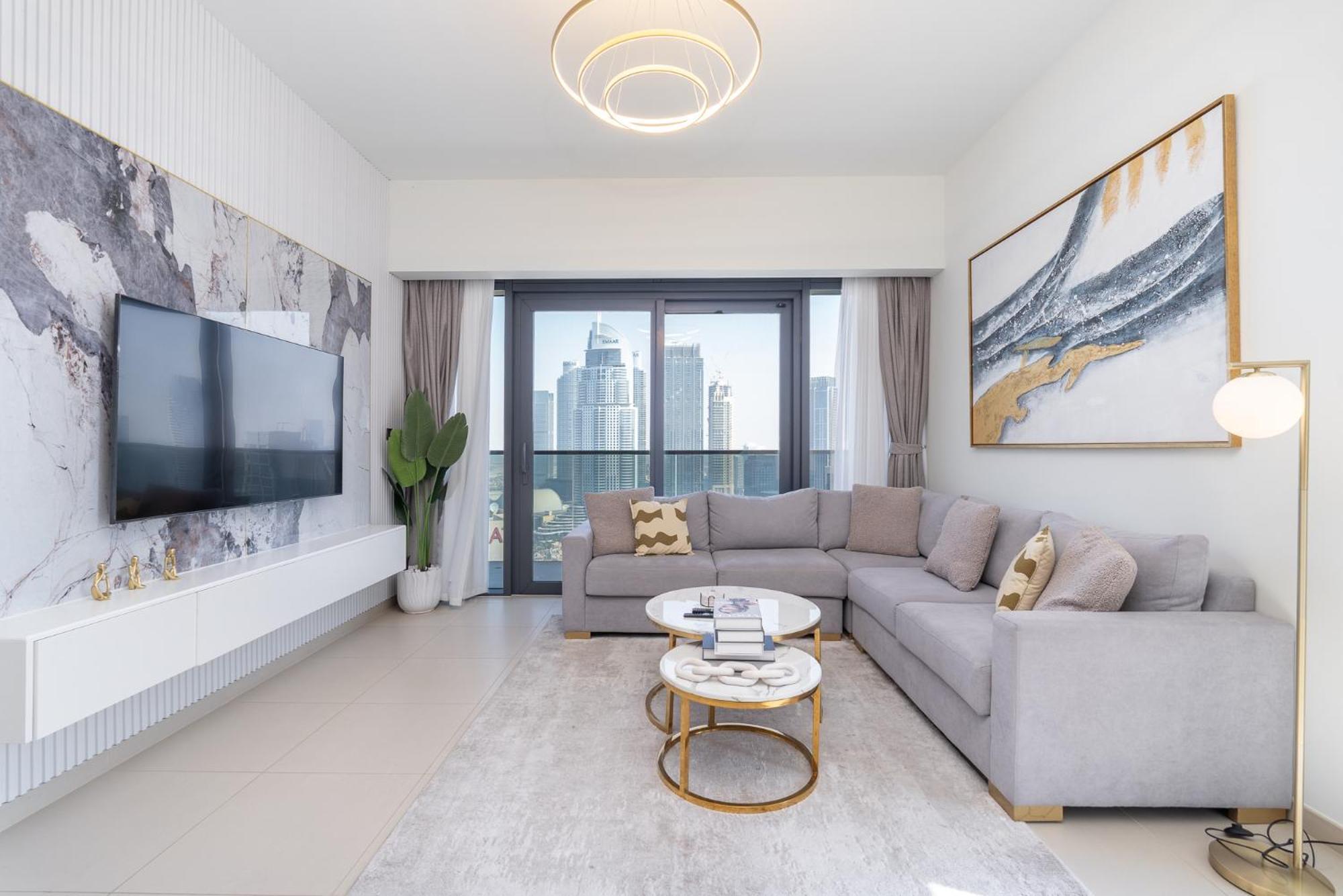Elegant 2 Bedroom With Burj Khalifa Views On Sheikh Mohammed Bin Rashid Boulevard, A Short Walk From Opera Appartamento